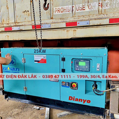 Cung cấp - lắp đặt máy gác công 25kw/31kva Yuchai cho anh dai hải phòng